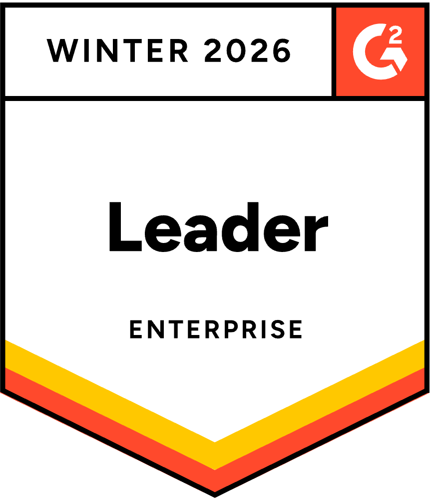Awarded Grid Leader in Enterprise - Winter 2026 by G2 market reports