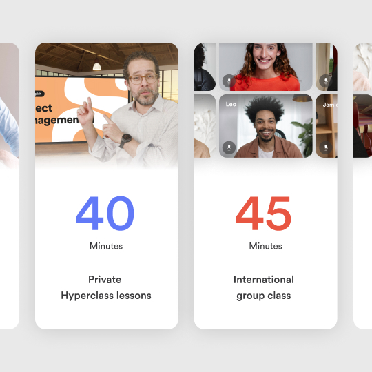 Clases de idiomas en línea inmersivas para empresas