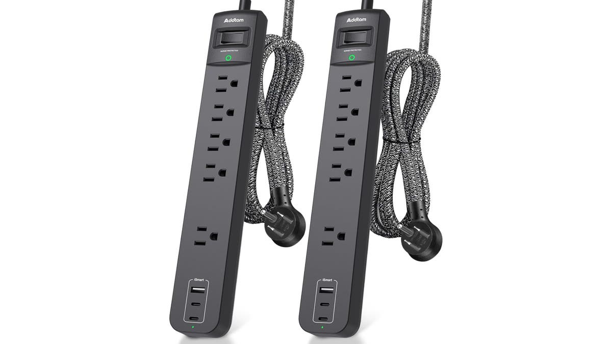Get AC outlets and USB ports for all your electronics.