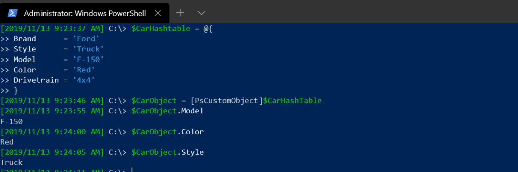 Inspecting object properties