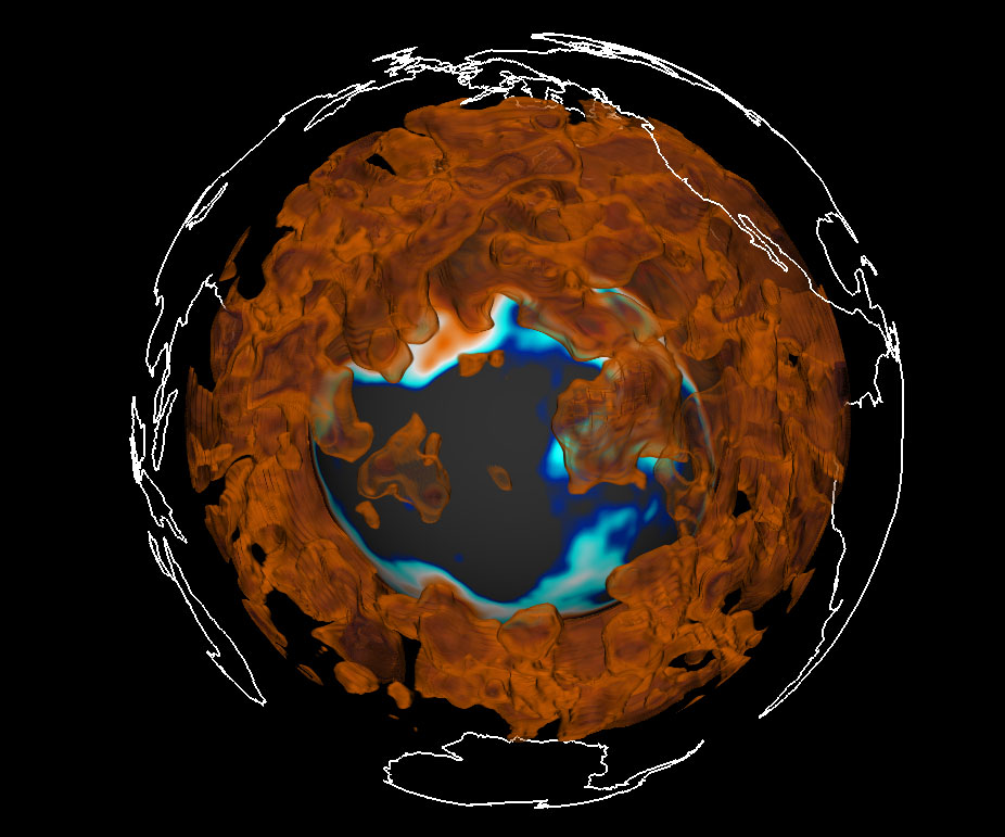 Computer Visualization using ADIOS