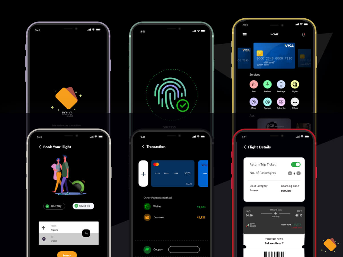 Finance App Adobe XD UI Kit