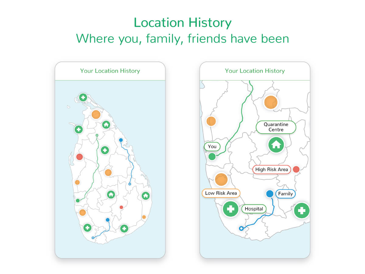 Location COVID-19 App Adobe XD UI Kit