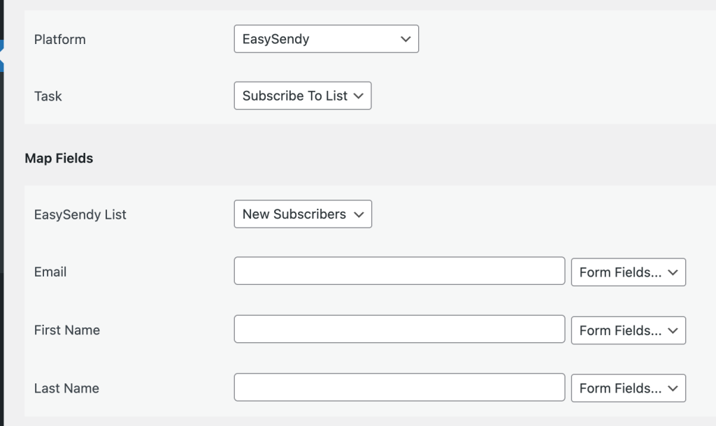 easysendy - afi basic plugin