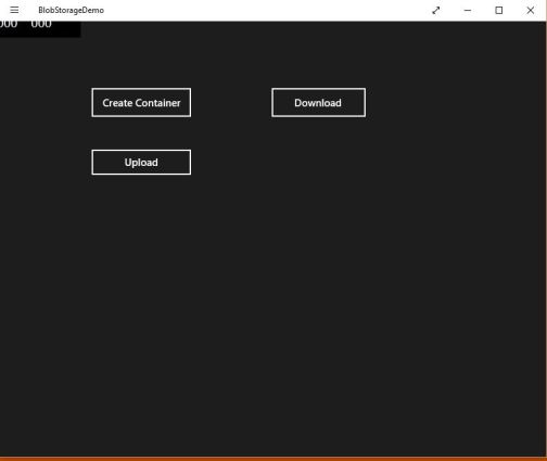 Download Blob File using App from Azure