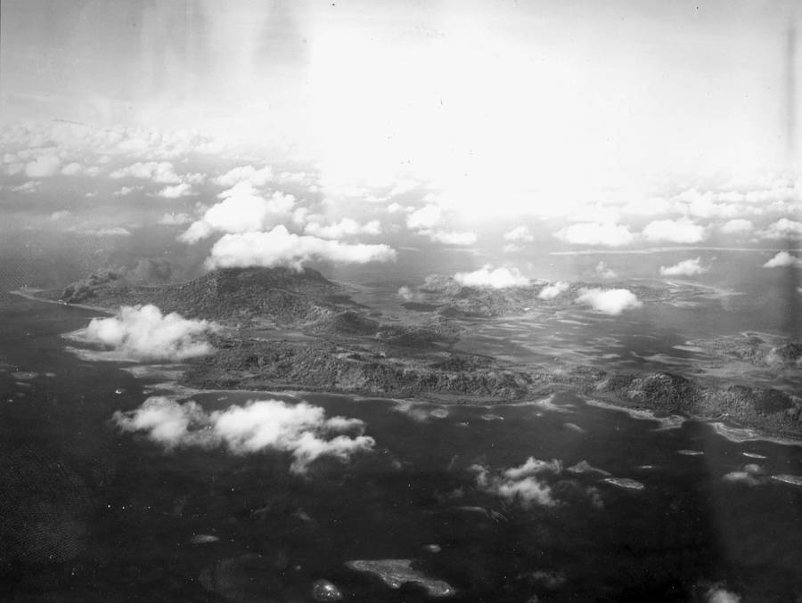 Truk Lagoon From Above