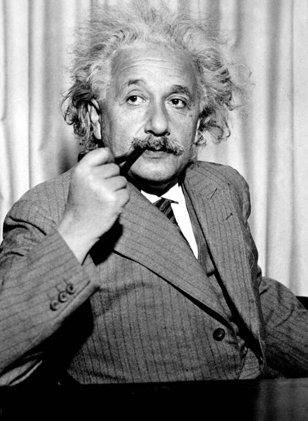 Albert Einstein Smoking