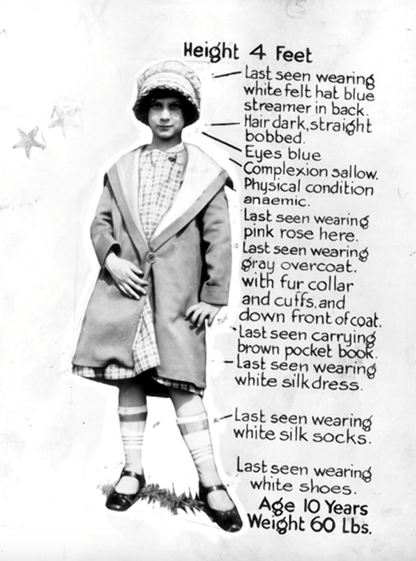 Grace Budd Missing Person Flyer