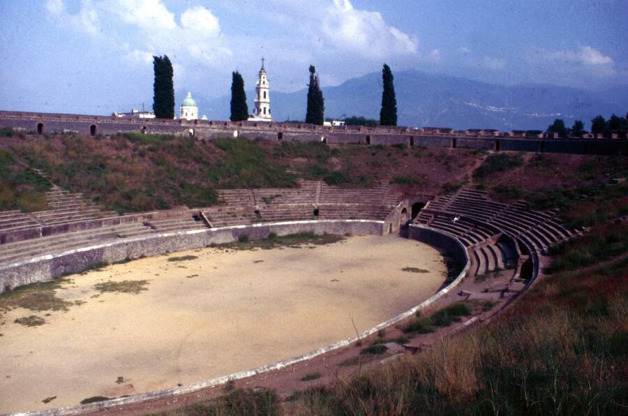 Ruins Of Pompeii Amphitheater