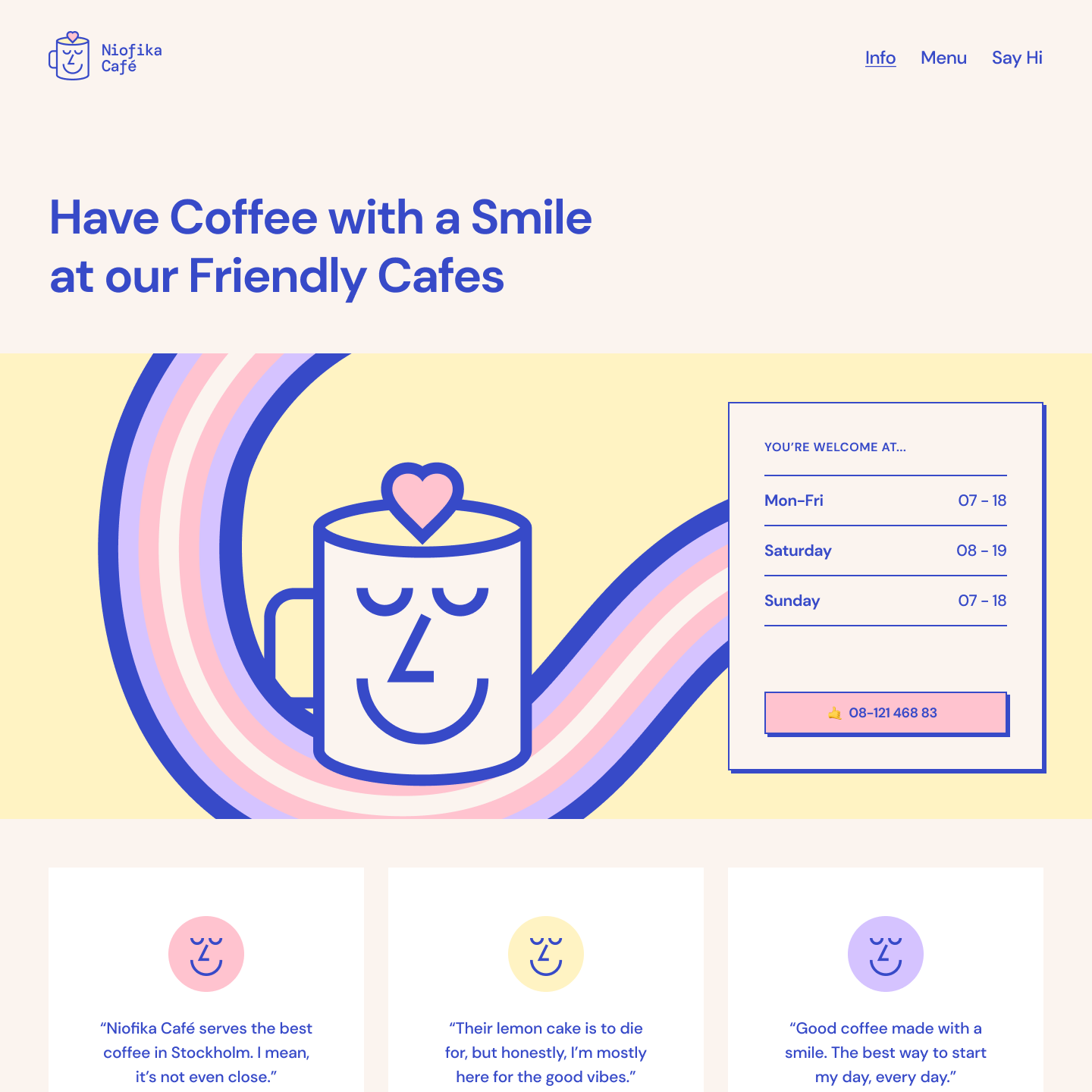 The free Tove WordPress theme.