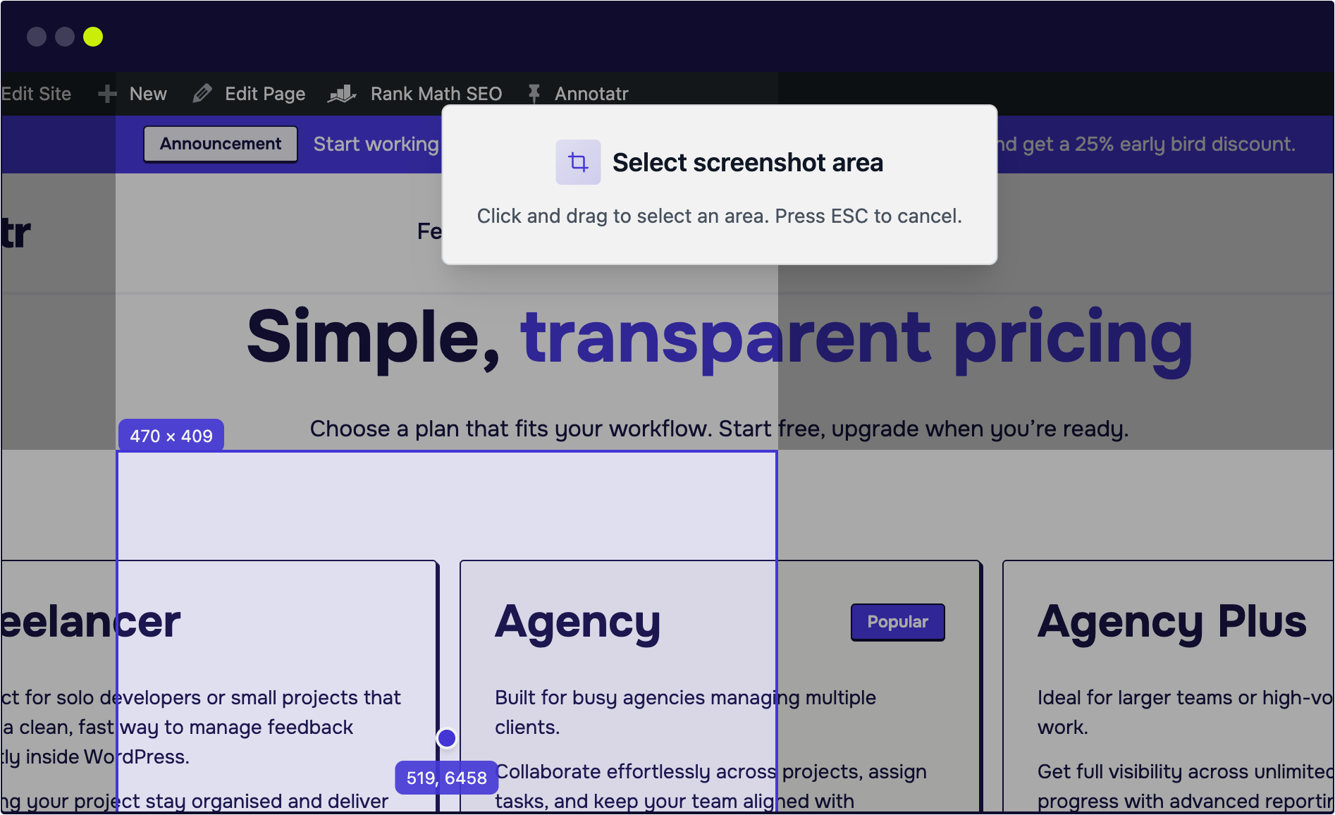Annotatr WordPress Bug Tracking Plugin