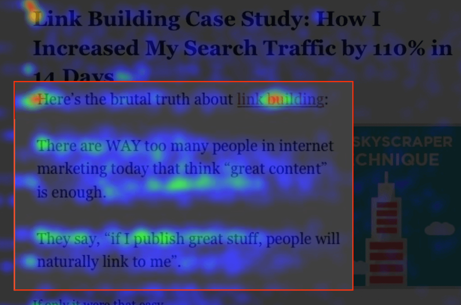 Backlinko blog – Heatmap intro focus Backlinko blog – Heatmap intro focus