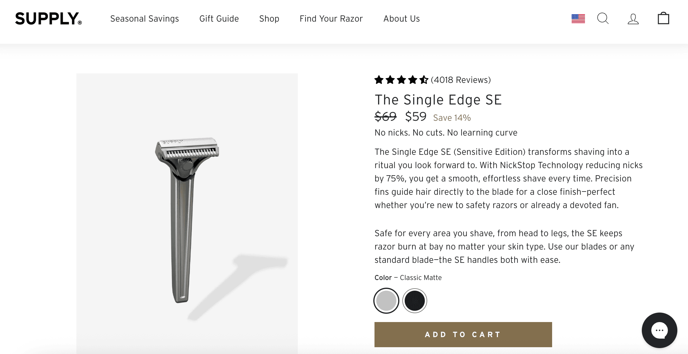 Supply – The Single Edge SE Supply – The Single Edge SE
