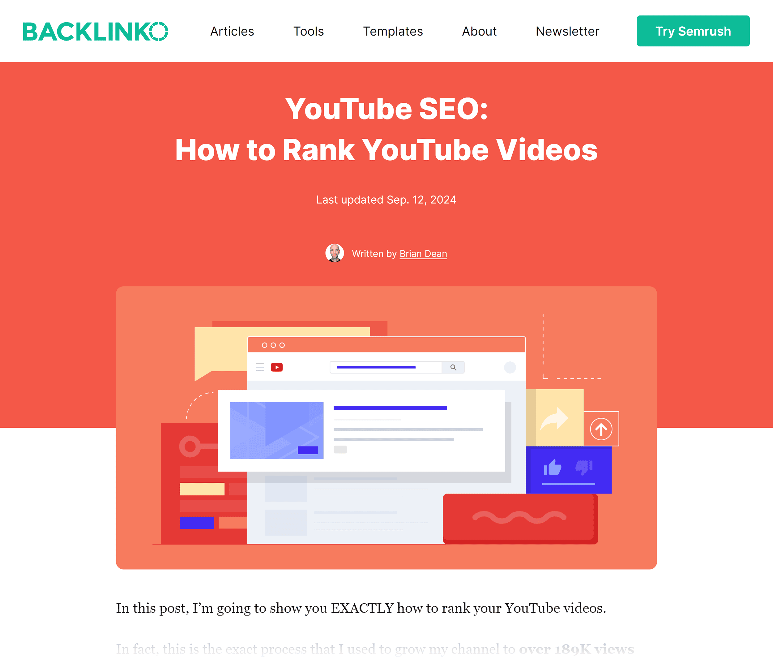 Backlinko – How to rank YouTube videos Backlinko – How to rank YouTube videos