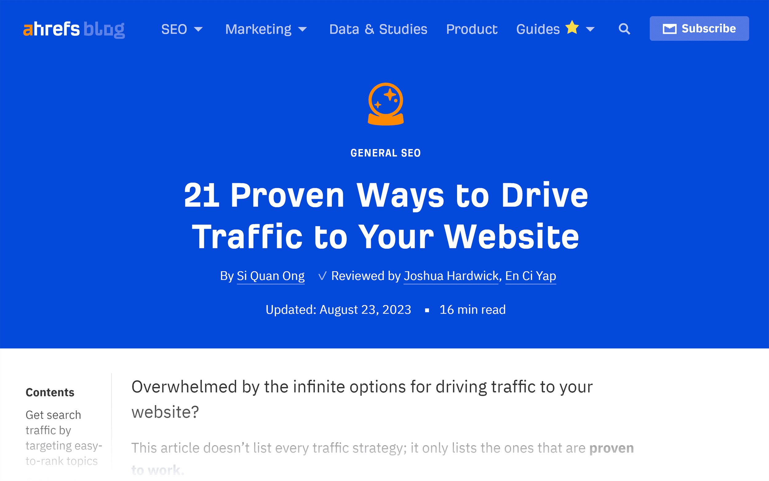 Ahrefs – How to Drive Traffic to Your Website Ahrefs – How to Drive Traffic to Your Website