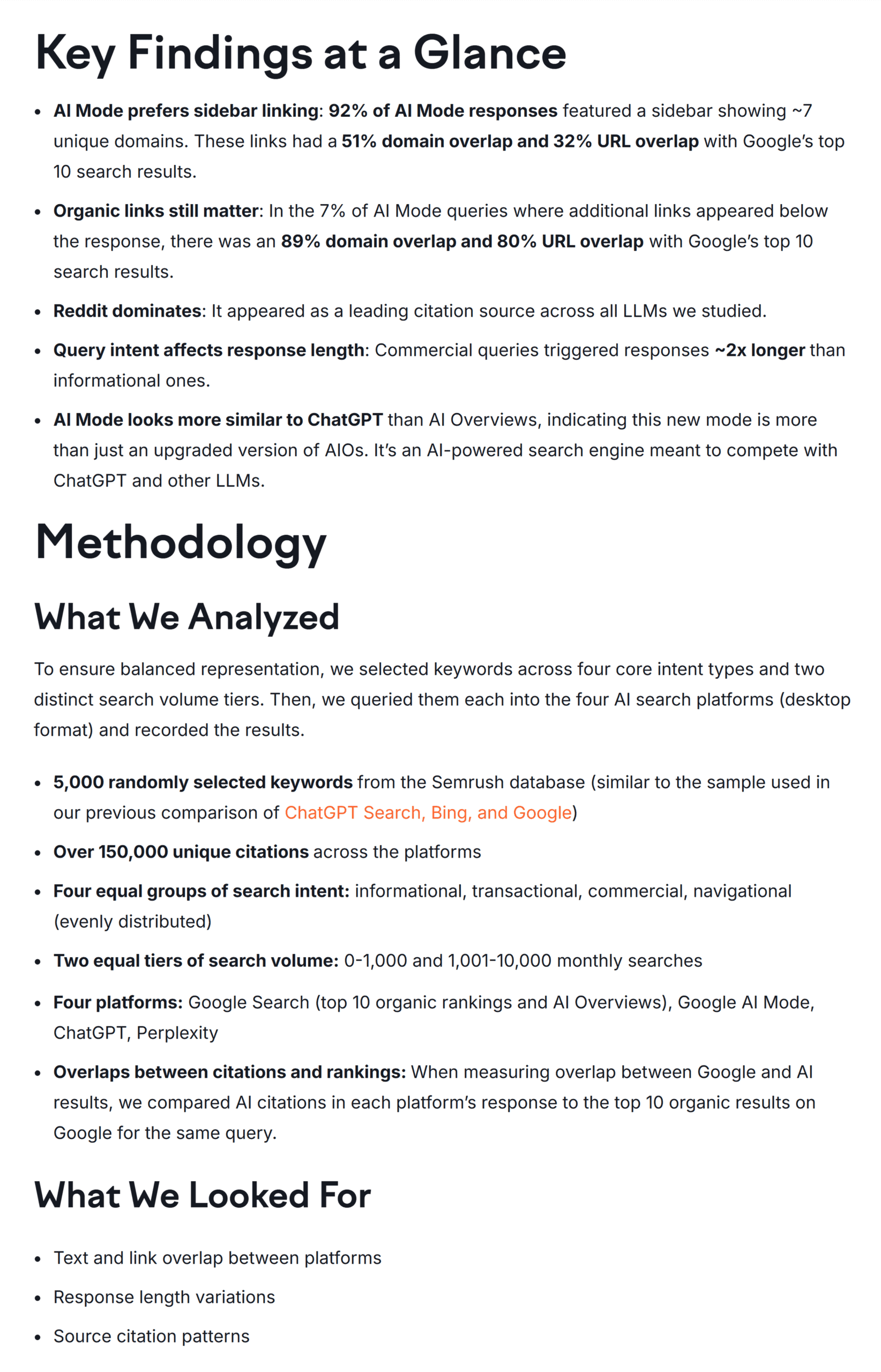 Semrush Blog – AI Mode Comparison Study Semrush Blog – AI Mode Comparison Study