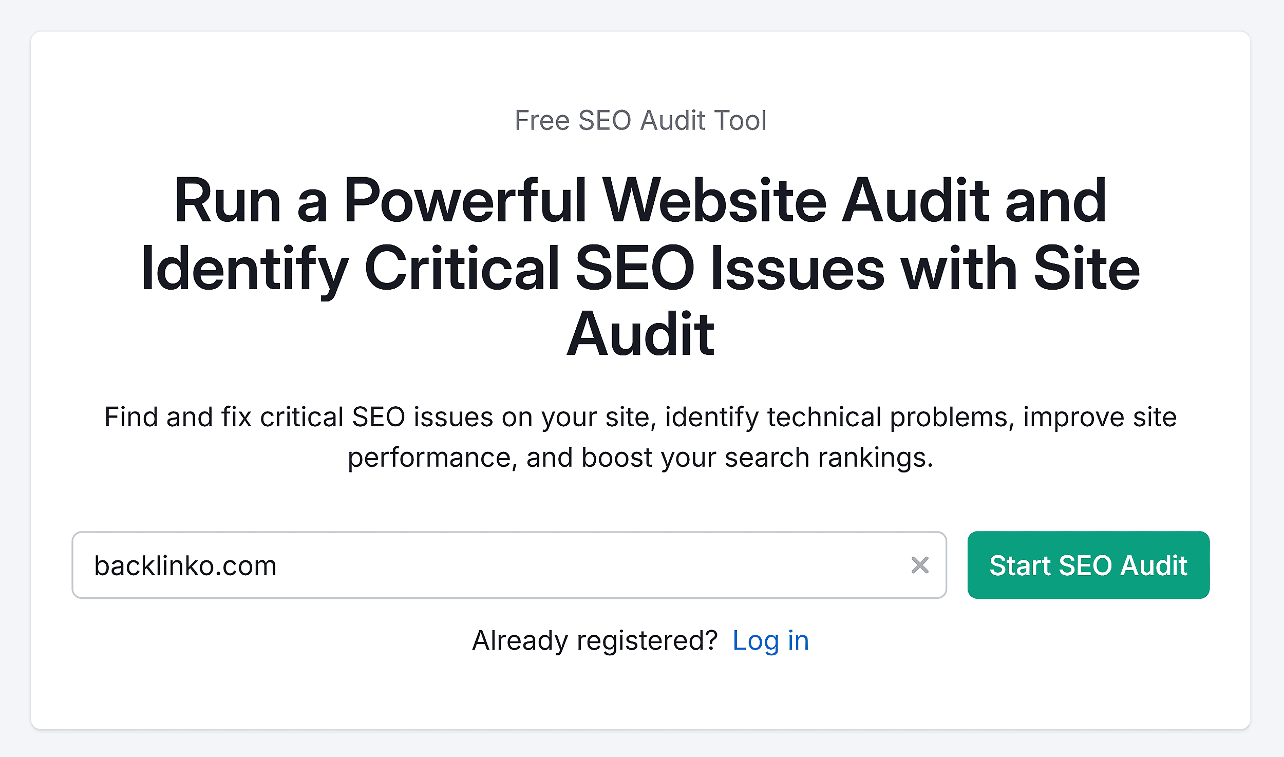 Site Audit – Backlinko – Search Site Audit – Backlinko – Search