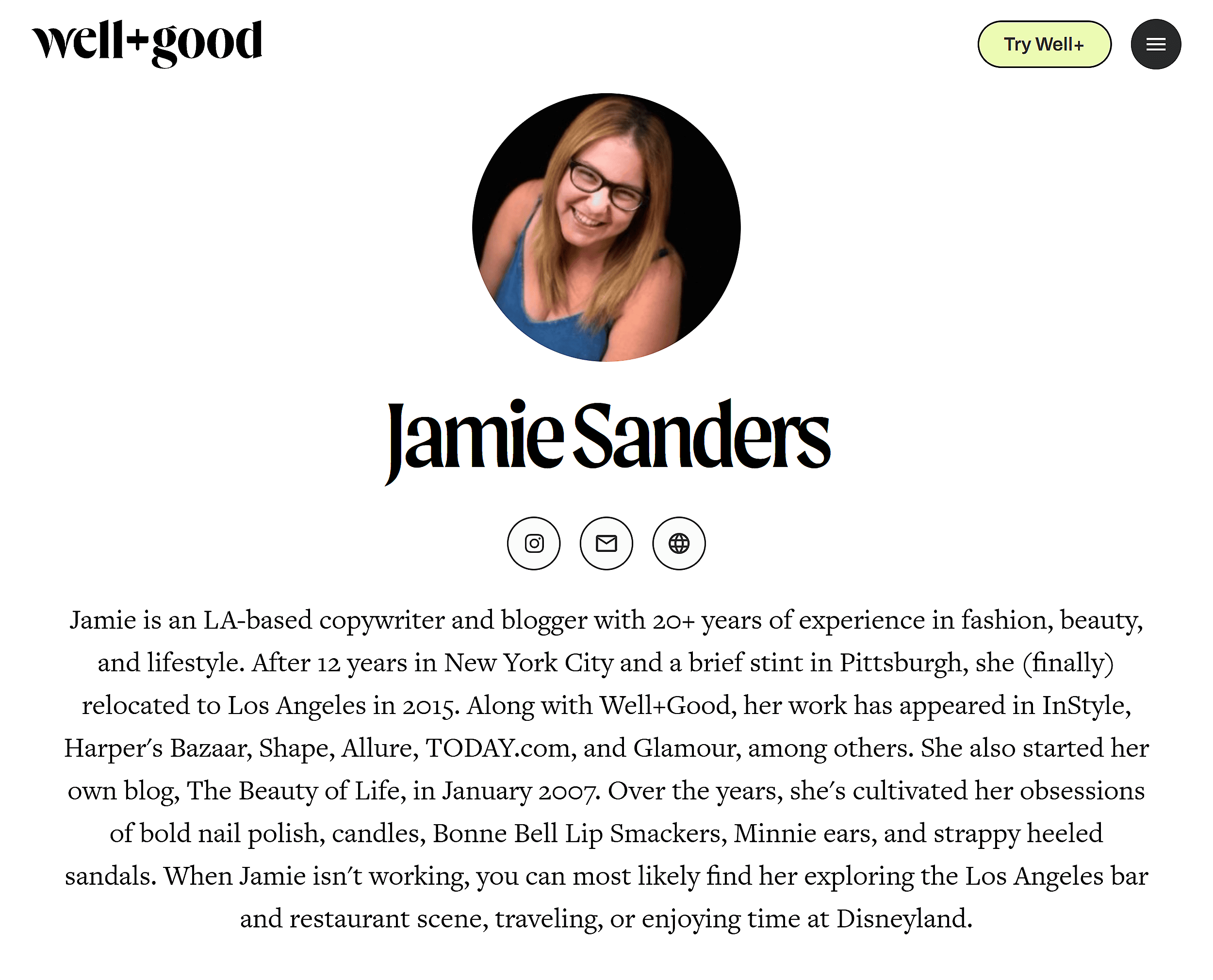 Well+Good – Authors – Jamie Sanders Well+Good – Authors – Jamie Sanders