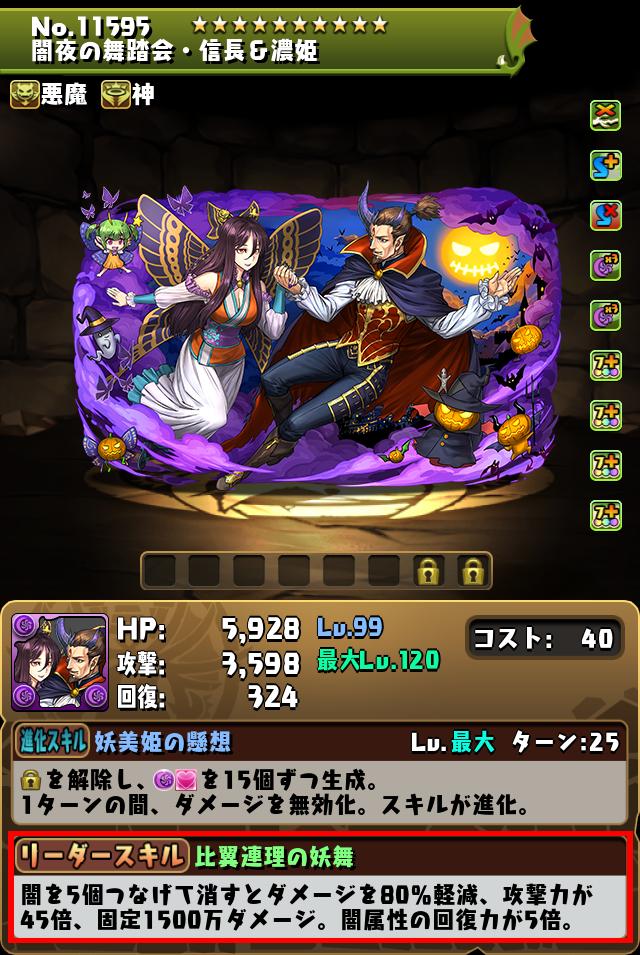 闇夜の舞踏会・信長&濃姫_画像