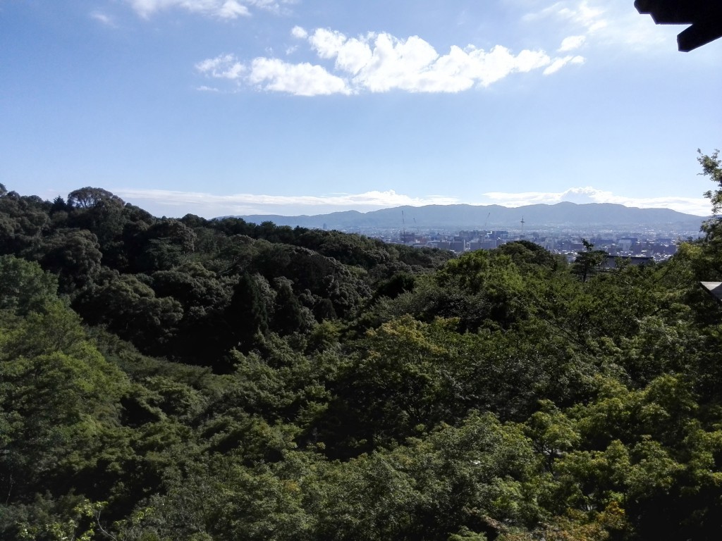 清水寺 舞台からの景色