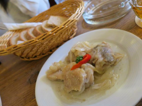 味濃いめの魚料理