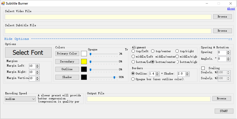 Subtitle Burner 1.0 - Free Download