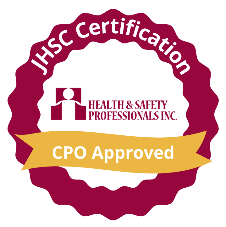 Health &Amp; Safety Professionals Inc | Hspi 3 Cpo-Approved - Jhsc Certification Icon - Health And Safety Professional Inc., Ontario, Canada