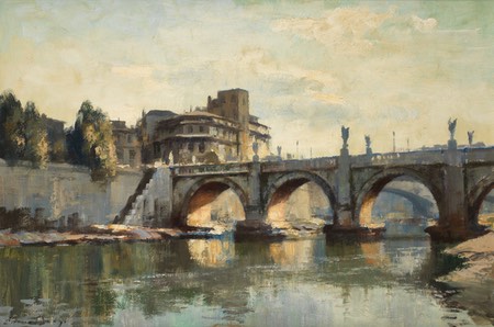 Ponte Sant'Angelo, Rom, Edward Seago