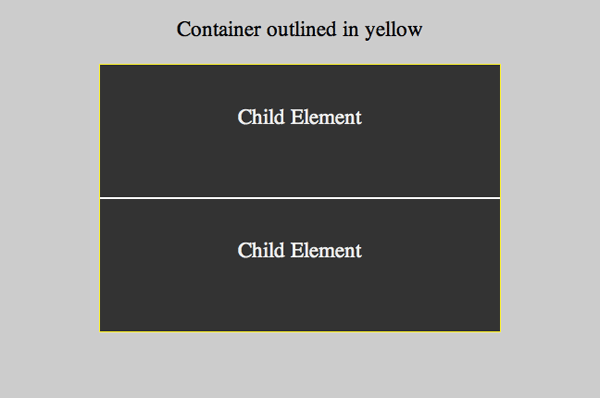 2 child elements centered vertically through positioning and negative margins