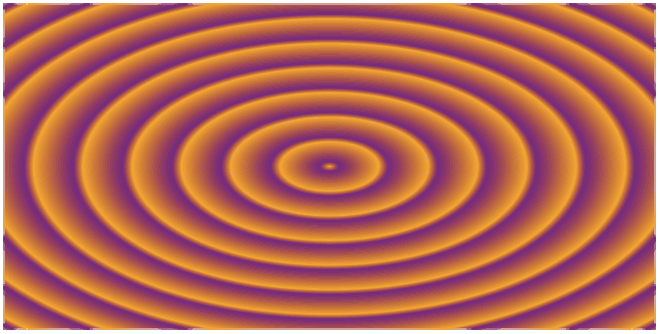 Repeating radial gradient