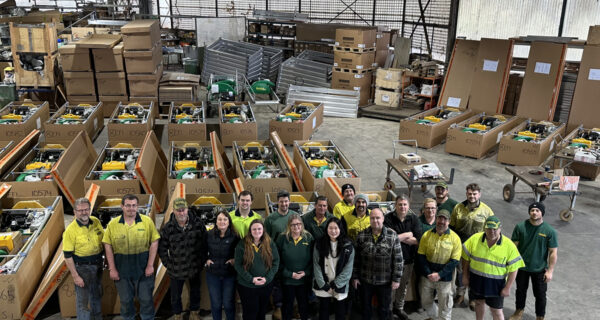 Lucas Mill’s largest individual order to date marked a new milestone for the team. A container of Lucas Mill mills are headed for the Solomon Islands.