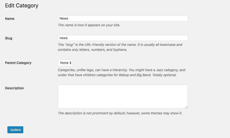 how to remove uncategorized category in WordPress