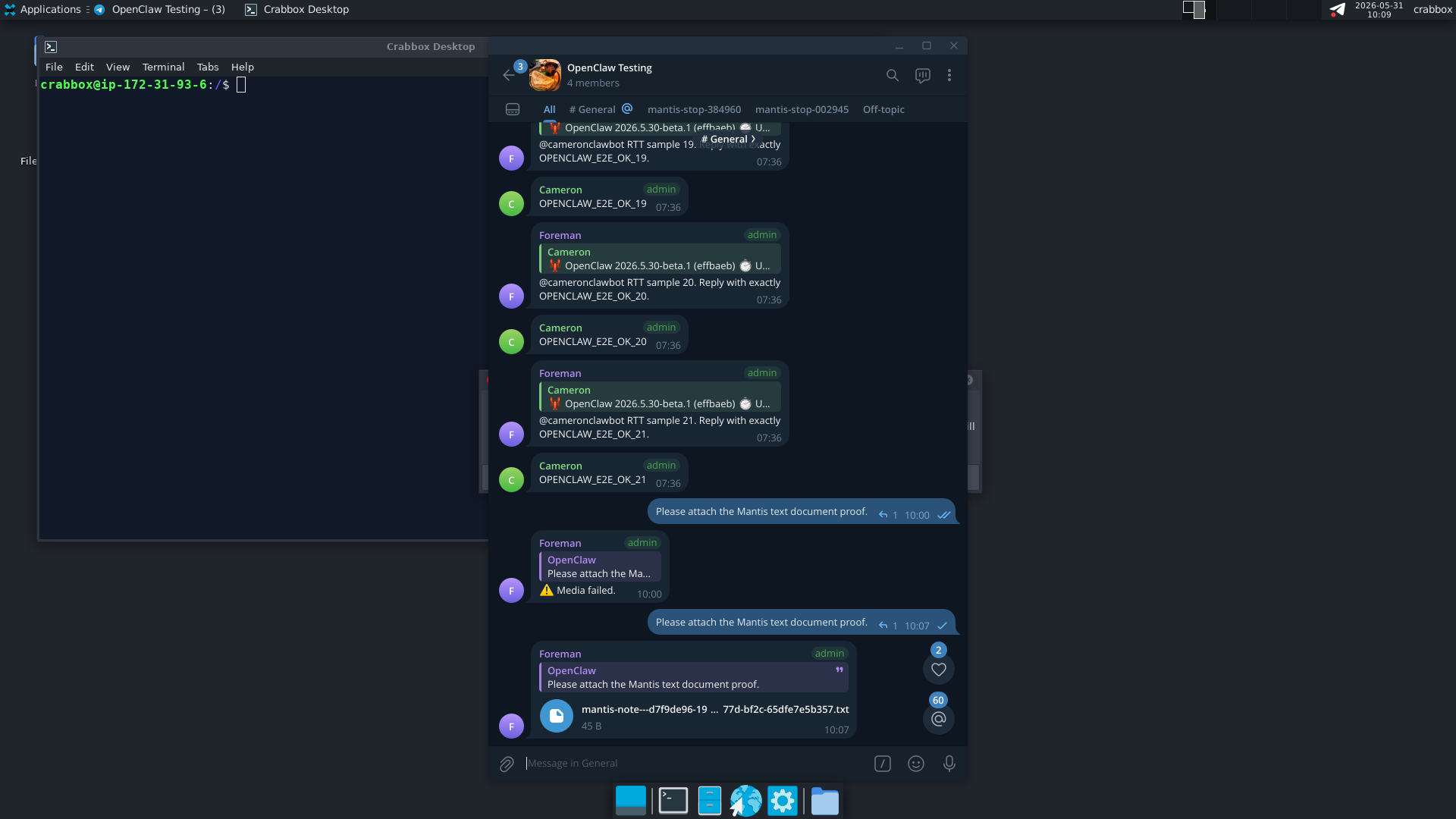 Candidate native Telegram Desktop screenshot