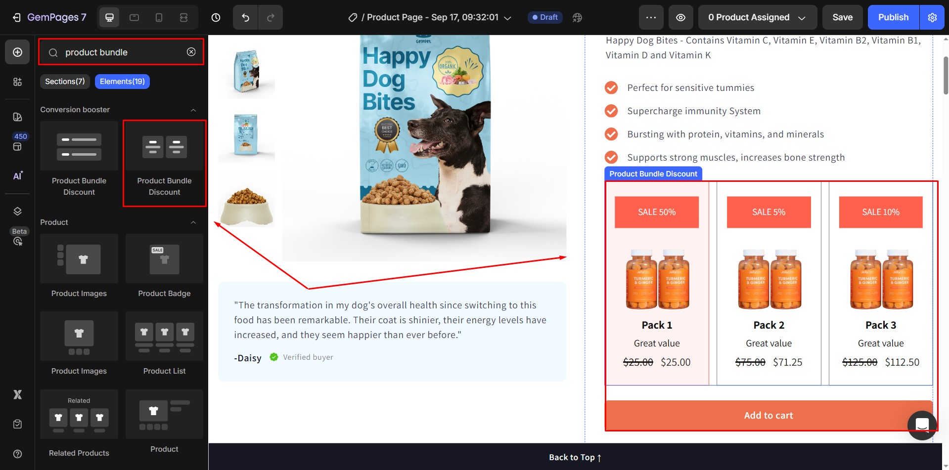 Produktpaket-Element-Add-Element