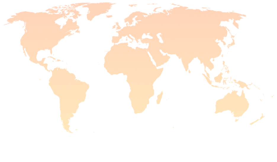 A map of the world, showing all continents and major landmasses.