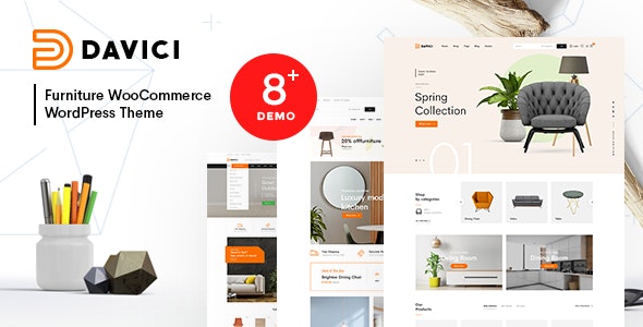 Davici – 家具 WooCommerce WordPress 主题