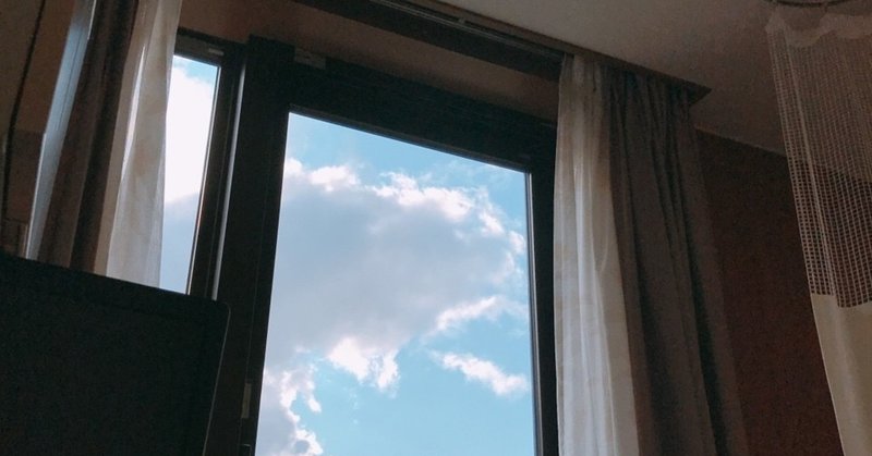 8/29 空の色と高さが違う場所