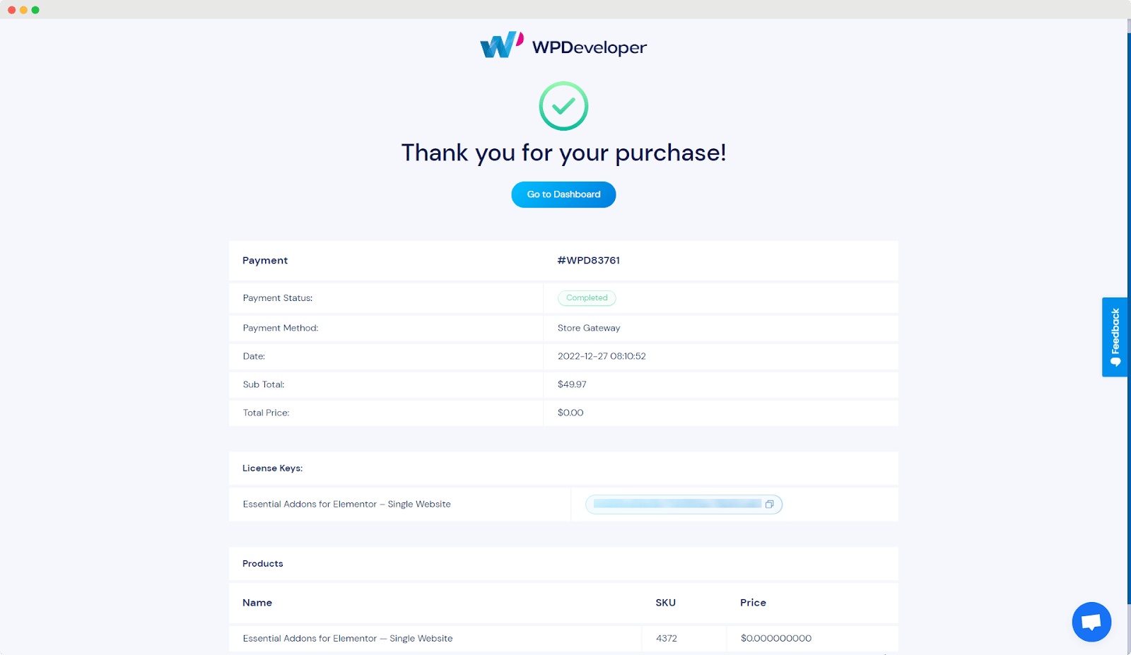 Using a Payment Method using a payment method