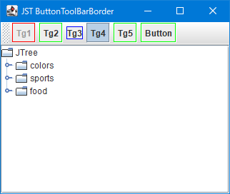 Swing/ButtonToolBarBorder screenshot