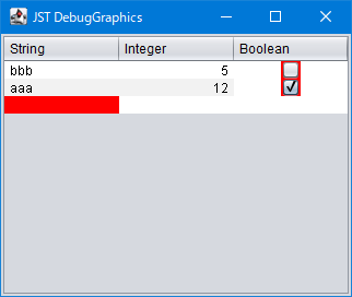 Swing/DebugGraphics screenshot