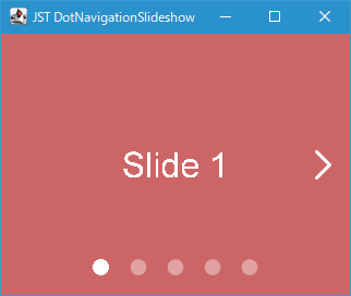 Swing/DotNavigationSlideshow screenshot