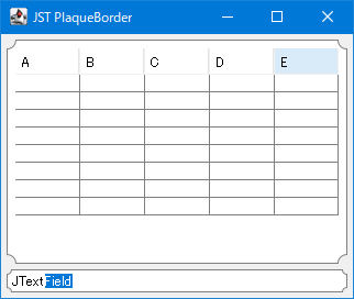 Swing/PlaqueBorder screenshot