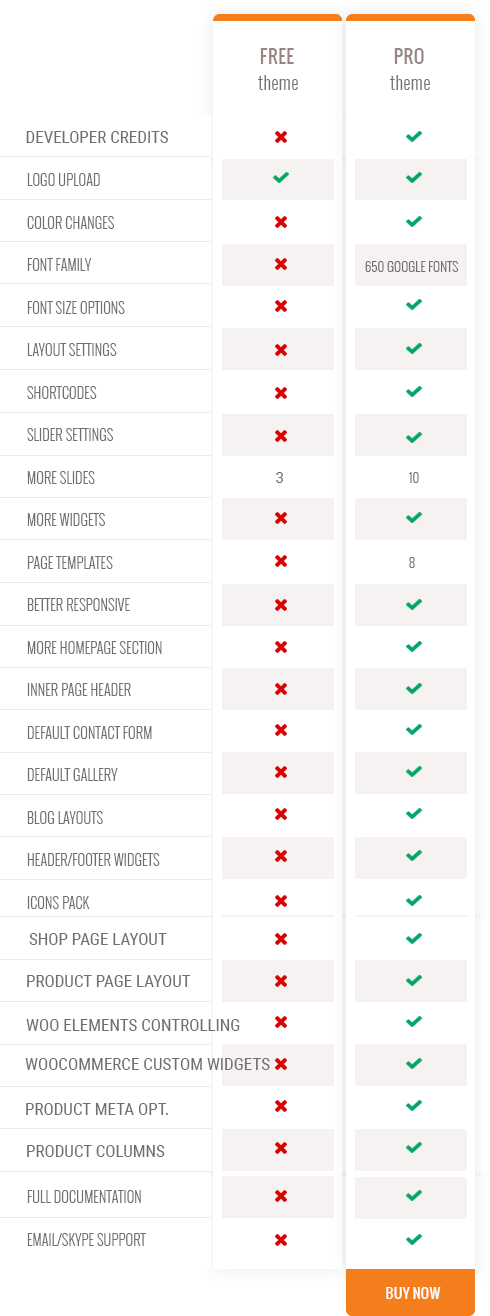 Free Store WordPress theme