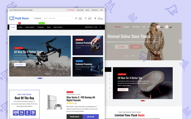 The9 Store Pro – Ultimate WordPress Storefront Theme for Modern E-Commerce