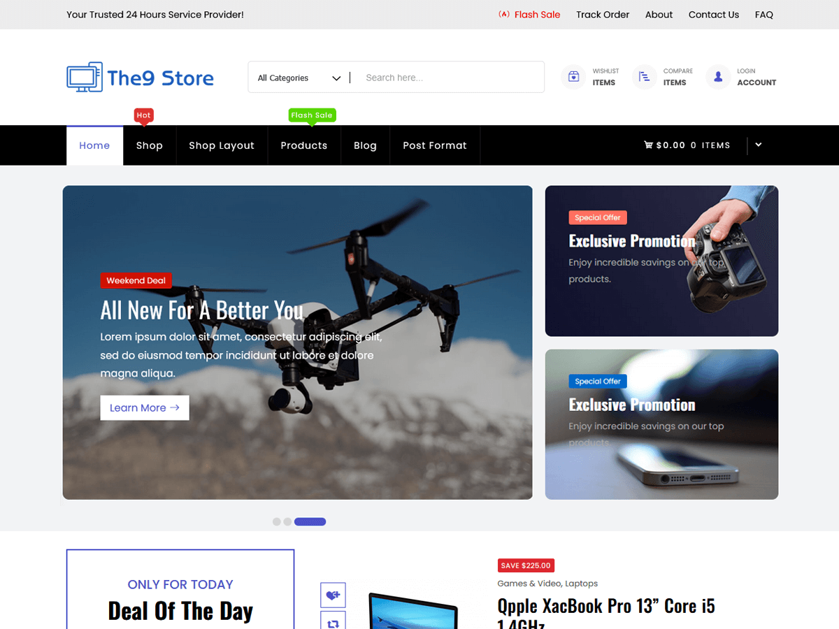 The9 Store – A Multipurpose WooCommerce Theme for Online Shop