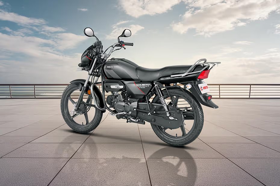Hero Splendor Plus XTEC Rear Left View Hero Splendor Plus XTEC Rear Left View