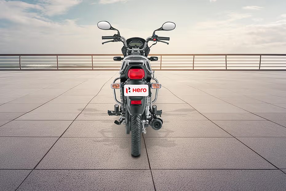 Hero Splendor Plus XTEC Rear View Hero Splendor Plus XTEC Rear View