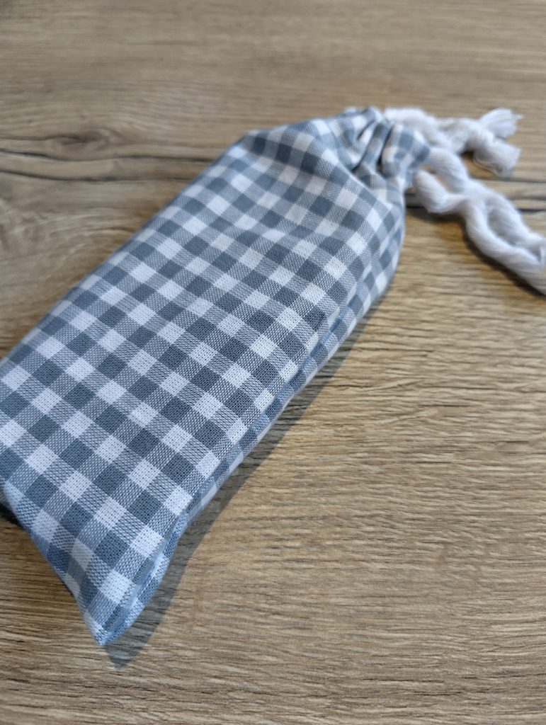 RME Digiface USB tucked in a custom cotton pouch