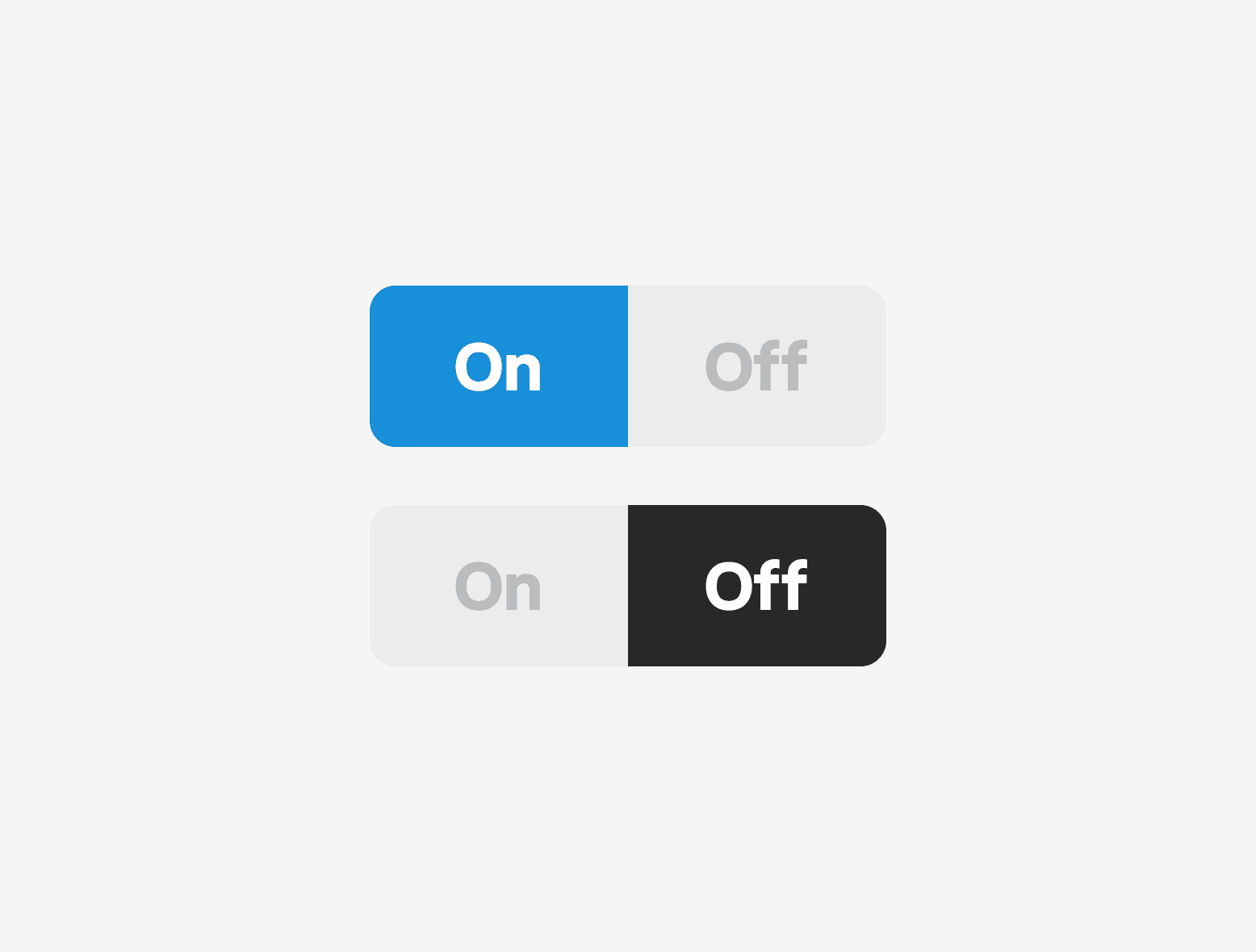 Options On and Off Features Toggle Options On and Off Features