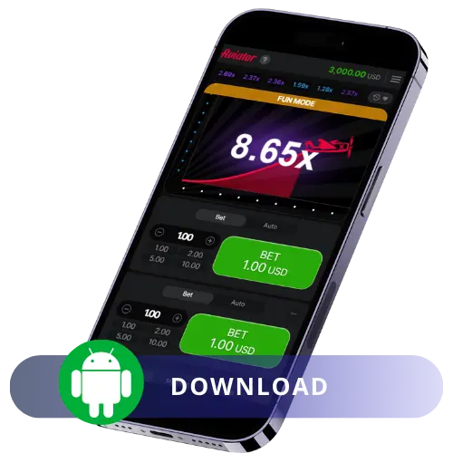 Aviator app for Android platform